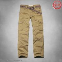 heren abercrombie fitch lang cargo broek pocket band khaki Wholesale Website pa9b5810